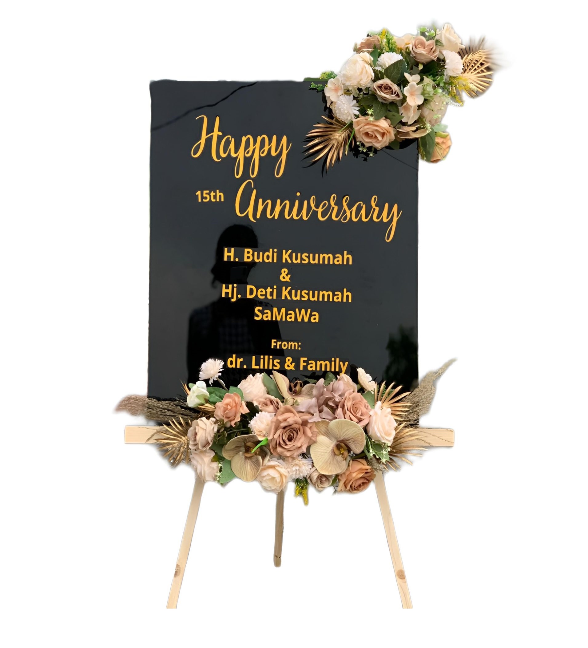 Papan Bunga Akrilik Lumbir